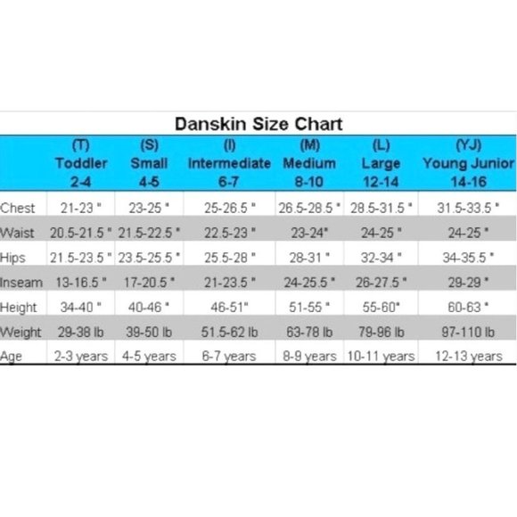 Danskin Childs Leotard Sky Blue Short Sleeve Scoop Neck Small Large Dance - Picture 9 of 11